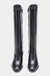 Oroh_Black Manuela Genuine Leather Long Boots _at_Aza_Fashions