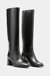 Buy_Oroh_Black Manuela Genuine Leather Long Boots _at_Aza_Fashions