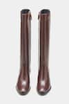 Oroh_Brown Manuela Genuine Leather Long Boots _at_Aza_Fashions