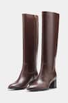 Shop_Oroh_Brown Manuela Genuine Leather Long Boots 
