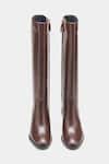 Oroh_Brown Manuela Genuine Leather Long Boots 