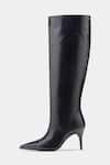 Buy_Oroh_Black Renata Genuine Leather Long Boots _Online_at_Aza_Fashions