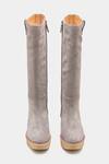 Buy_Oroh_Gray Micaela Genuine Leather Long Boots _Online