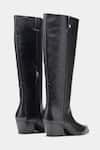Shop_Oroh_Black Palmira Genuine Leather Long Boots _at_Aza_Fashions