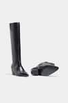 Oroh_Black Palmira Genuine Leather Long Boots 