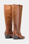 Shop_Oroh_Tan Palmira Genuine Leather Long Boots _at_Aza_Fashions