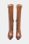 Shop_Oroh_Tan Palmira Genuine Leather Long Boots _Online_at_Aza_Fashions