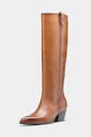 Shop_Oroh_Tan Palmira Genuine Leather Long Boots 