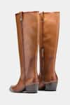 Oroh_Tan Palmira Genuine Leather Long Boots _Online