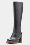 Oroh_Black Maria Genuine Leather Long Boots _Online_at_Aza_Fashions