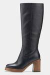 Buy_Oroh_Black Maria Genuine Leather Long Boots _Online_at_Aza_Fashions