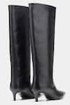 Shop_Oroh_Black Paula Pointed Toe Kitten Heel Long Boots _at_Aza_Fashions