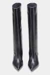 Shop_Oroh_Black Paula Pointed Toe Kitten Heel Long Boots _Online_at_Aza_Fashions