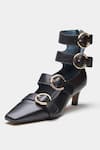 Oroh_Black Buckles Mariana Detail Pointed Toe Pumps _Online_at_Aza_Fashions