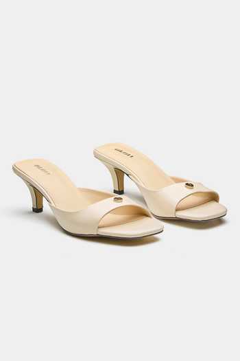 Buy_Oroh_White Buckles Barbara Open Toe Pencil Heel Sandals _at_Aza_Fashions