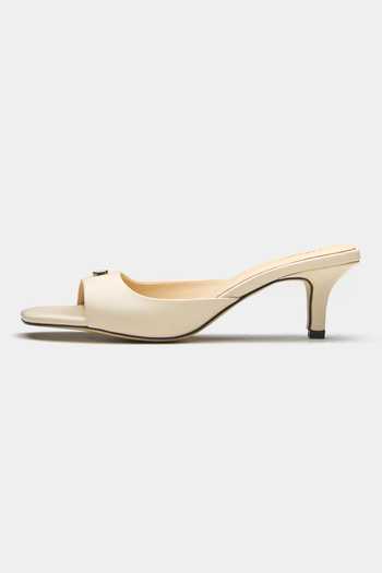 Shop_Oroh_White Buckles Barbara Open Toe Pencil Heel Sandals _Online_at_Aza_Fashions