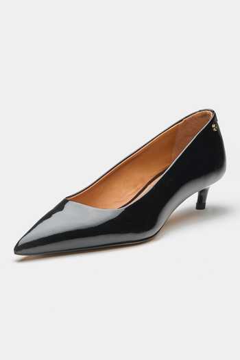 Oroh_Black Belen Pointed Toe Kitten Heel Pumps _Online_at_Aza_Fashions