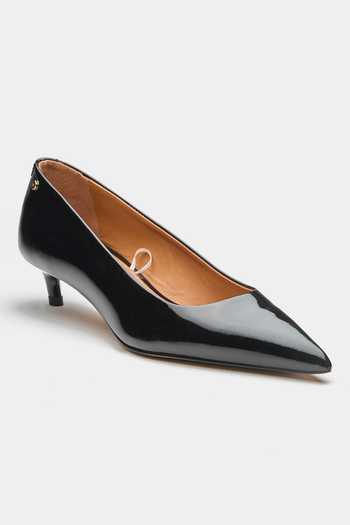 Buy_Oroh_Black Belen Pointed Toe Kitten Heel Pumps _Online_at_Aza_Fashions