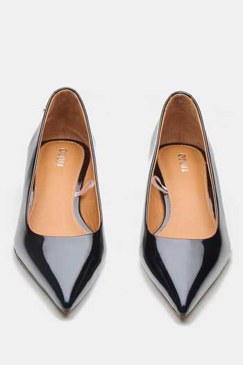 Buy_Oroh_Black Belen Pointed Toe Kitten Heel Pumps 