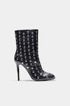 Buy_Oroh_Black Studs Eliana Studded Genuine Leather Ankle Boots 