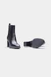 Shop_Oroh_Black Amaia Smooth Design Block Heel Ankle Boots _Online