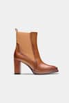 Buy Oroh Tan Amaia Genuine Leather Block Heel Ankle Boots Online at Aza Fashions Buy_Oroh_Tan Amaia Genuine Leather Block Heel Ankle Boots _Online_at_Aza_Fashions
