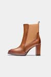 Oroh Tan Amaia Genuine Leather Block Heel Ankle Boots Online Oroh_Tan Amaia Genuine Leather Block Heel Ankle Boots _Online