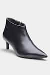 Oroh_Black Alicia Pointed Toe Kitten Heel Ankle Boots _Online_at_Aza_Fashions