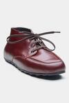 Buy_Oroh_Maroon Zoe Genuine Leather Lace-up Casual Shoes _Online_at_Aza_Fashions