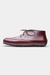 Oroh_Maroon Zoe Genuine Leather Lace-up Casual Shoes _at_Aza_Fashions