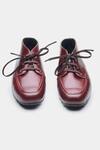 Oroh_Maroon Zoe Genuine Leather Lace-up Casual Shoes _Online