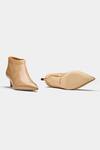 Shop_Oroh_Beige Alicia Pointed Kitten Heel Ankle Boots _Online