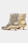 Shop_Oroh_Gold Marcia Pointed Toe Kitten Heel Ankle Boots 
