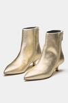 Buy_Oroh_Gold Marcia Pointed Toe Kitten Heel Ankle Boots _Online