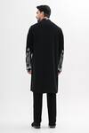 Shop_Kalpana Naik_Black Crepe Embroidery Midnight Safari Hand Kurta Set _at_Aza_Fashions