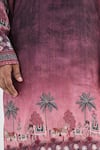 Kalpana Naik_Pink Cotton, Silk Embroidery Ombre Hand Kurta Set _Online_at_Aza_Fashions