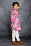 Buy_JILMIL DREAMWEAR_Pink Cotton Digital Printed Kurta Set _Online_at_Aza_Fashions