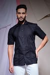Buy_Echke_Black Cotton Zara Shirt _at_Aza_Fashions