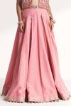 Buy Studio Bagechaa Pink Silk, Tissue Embroidery, Mirrors, Tassels, Gota Kimaya Jacket Lehenga Set Online at Aza Fashions Buy_Studio Bagechaa_Pink Silk, Tissue Embroidery, Mirrors, Tassels, Gota Kimaya Jacket Lehenga Set _Online_at_Aza_Fashions