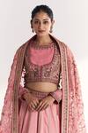 Buy Studio Bagechaa Pink Shantoon, Georgette, Silk Organza, Neelkamal Light Jacket Lehenga Set Online at Aza Fashions Buy_Studio Bagechaa_Pink Shantoon, Georgette, Silk Organza, Neelkamal Light Jacket Lehenga Set _Online_at_Aza_Fashions