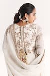 Buy Studio Bagechaa Ivory Georgette, Organza, Silk Embroidery, Kaushiki Anarkali With Dupatta Online at Aza Fashions Buy_Studio Bagechaa_Ivory Georgette, Organza, Silk Embroidery, Kaushiki Anarkali With Dupatta _Online_at_Aza_Fashions