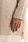 Buy Studio Bagechaa Ivory Chanderi Embroidery Janak Kurta Set Buy_Studio Bagechaa_Ivory Chanderi Embroidery Janak Kurta Set