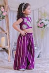 Buy Lil Angels Purple Silk Embroidery, Beads Cutdana Palazzo Set Online at Aza Fashions Buy_Lil Angels_Purple Silk Embroidery, Beads Cutdana Palazzo Set _Online_at_Aza_Fashions