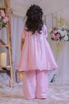 Shop Lil Angels Pink Silk Sequins, Embroidery Kurta With Palazzo at Aza Fashions Shop_Lil Angels_Pink Silk Sequins, Embroidery Kurta With Palazzo _at_Aza_Fashions