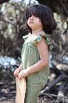 Buy_Funny Bones Clothings_Green Linen Embroidery Blooming Wilderness Jumpsuit _Online_at_Aza_Fashions