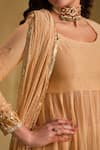 Buy Almaari By Pooja Patel Beige Silk, Chanderi Gota Patti, Tassels Square Arya Embroidered Anarkali Set Online at Aza Fashions Buy_Almaari By Pooja Patel_Beige Silk, Chanderi Gota Patti, Tassels Square Arya Embroidered Anarkali Set _Online_at_Aza_Fashions