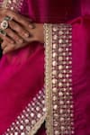 Buy Almaari By Pooja Patel Pink Organza, Silk Gota Patti, Mirrors, Embroidery, Shehnayi Saree With Blouse Online at Aza Fashions Buy_Almaari By Pooja Patel_Pink Organza, Silk Gota Patti, Mirrors, Embroidery, Shehnayi Saree With Blouse _Online_at_Aza_Fashions