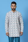 Buy_Sayisha_Gray Cotton Pure Kurta _at_Aza_Fashions