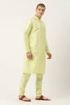 Buy_Sayisha_Green Silk Solid Churidar  _at_Aza_Fashions