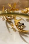 Buy_KEFI-CO_Gold Plated Fiore Stud Earrings _Online_at_Aza_Fashions